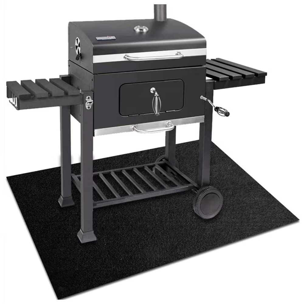 Under Grill Mats Fireplace Fire Pit Mats Fireproof Grill Pad Reusable 50 x 36 inch