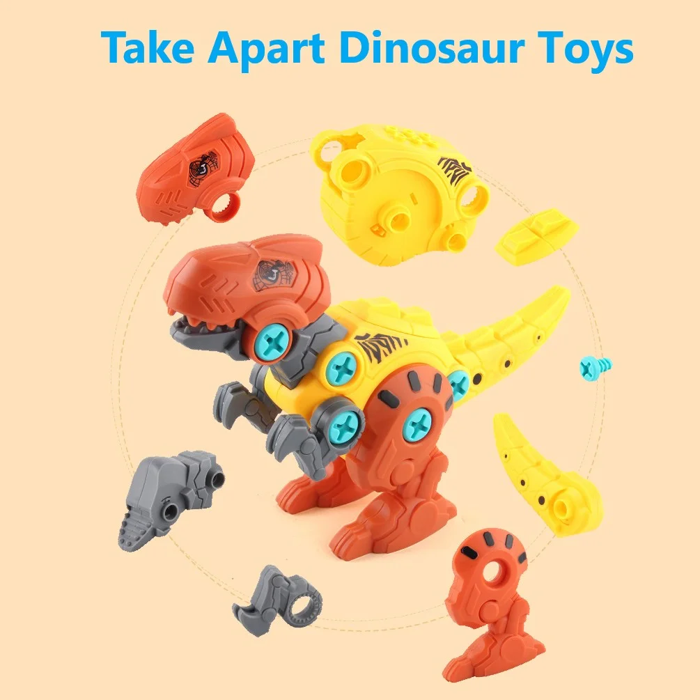 Dinosaur Toys Take Apart Stem Drill Building Construction