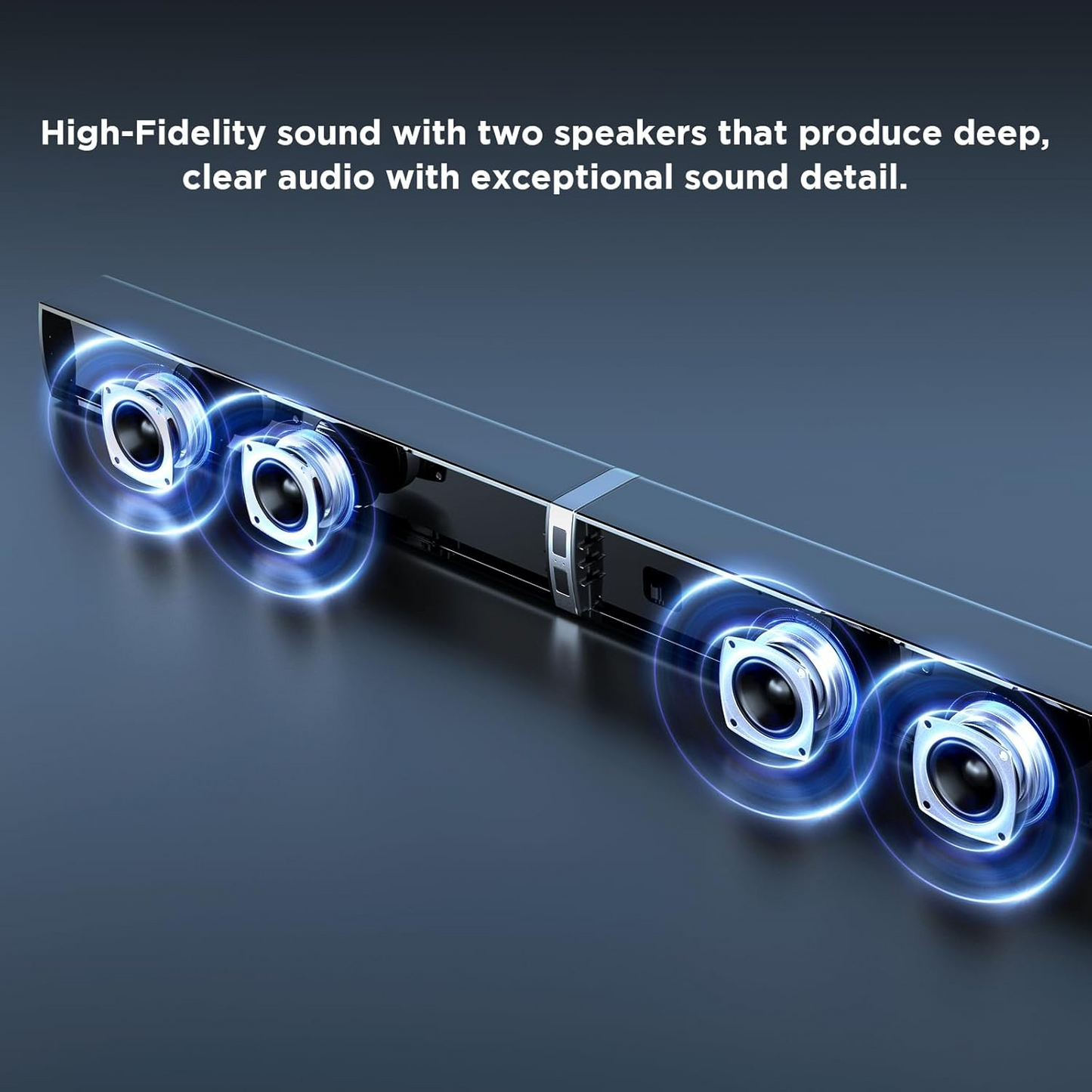 120W 5.0 Bluetooth Sound bar with Subwoofer Wireless Soundbar for Smart TV 32inch Split 2 in 1 Detachable TV Sound Bar
