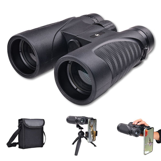 Binocular Telescope 12x42 HD Binocular for Smartphone Adult Handheld Telescope Bird Watching Hiking Wildlife