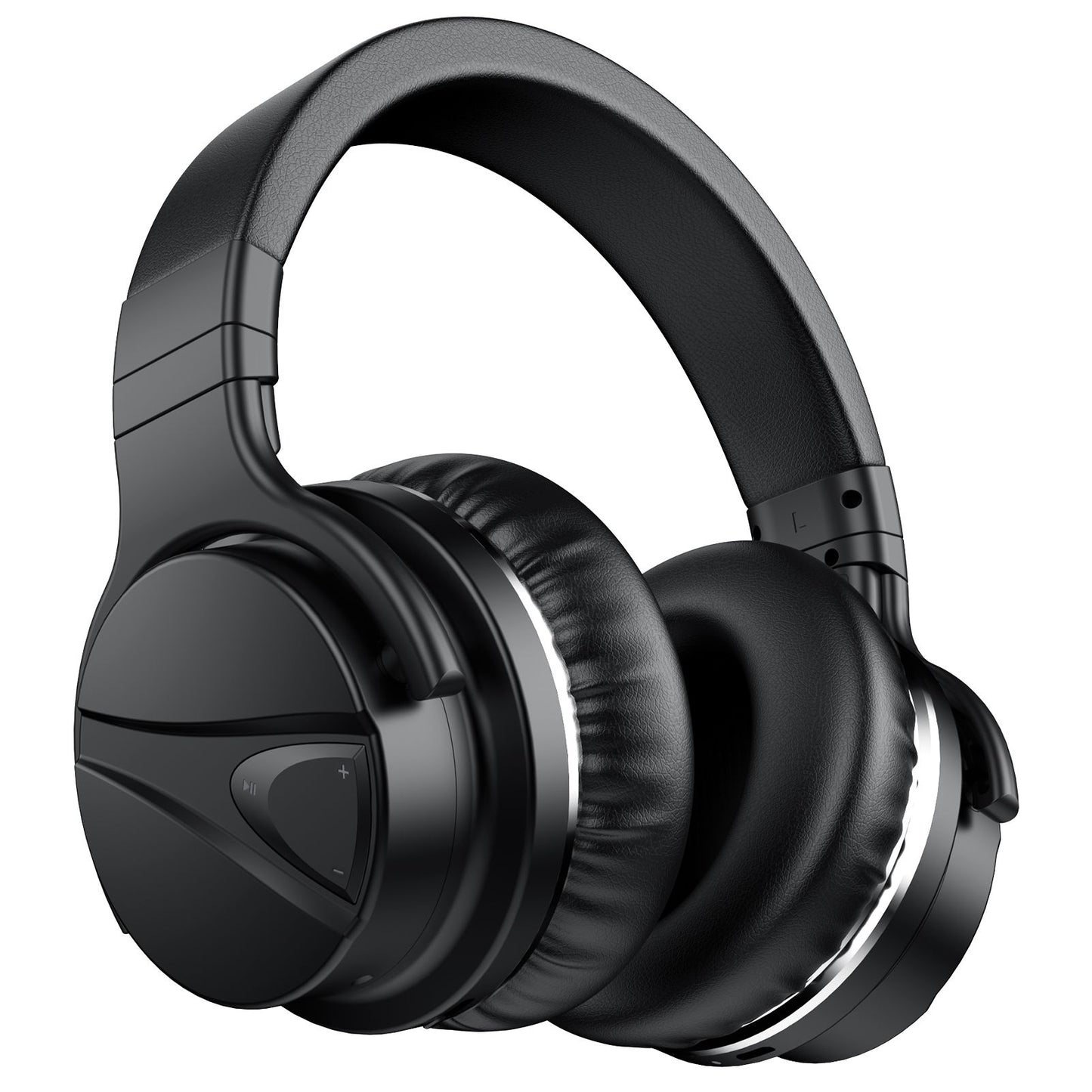 E7MR Bluetooth Headphones Wireless Over-Ear Headphones Non-Noise Cancelling 20H Playtime Black