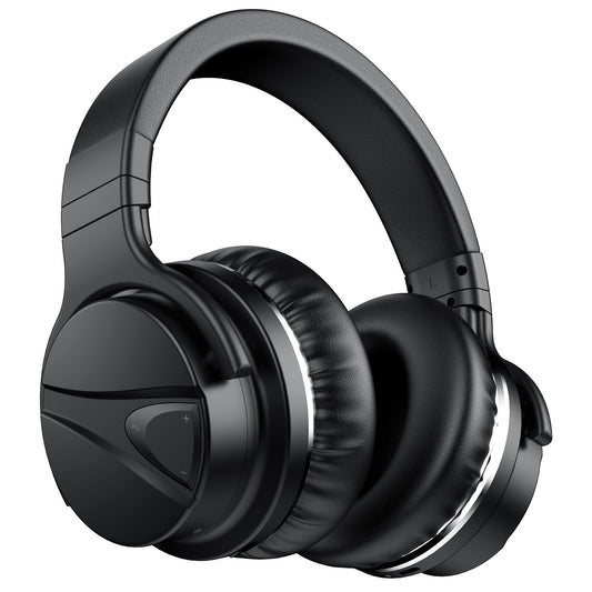E7MR Bluetooth Headphones Wireless Over-Ear Headphones Non-Noise Cancelling 20H Playtime Black