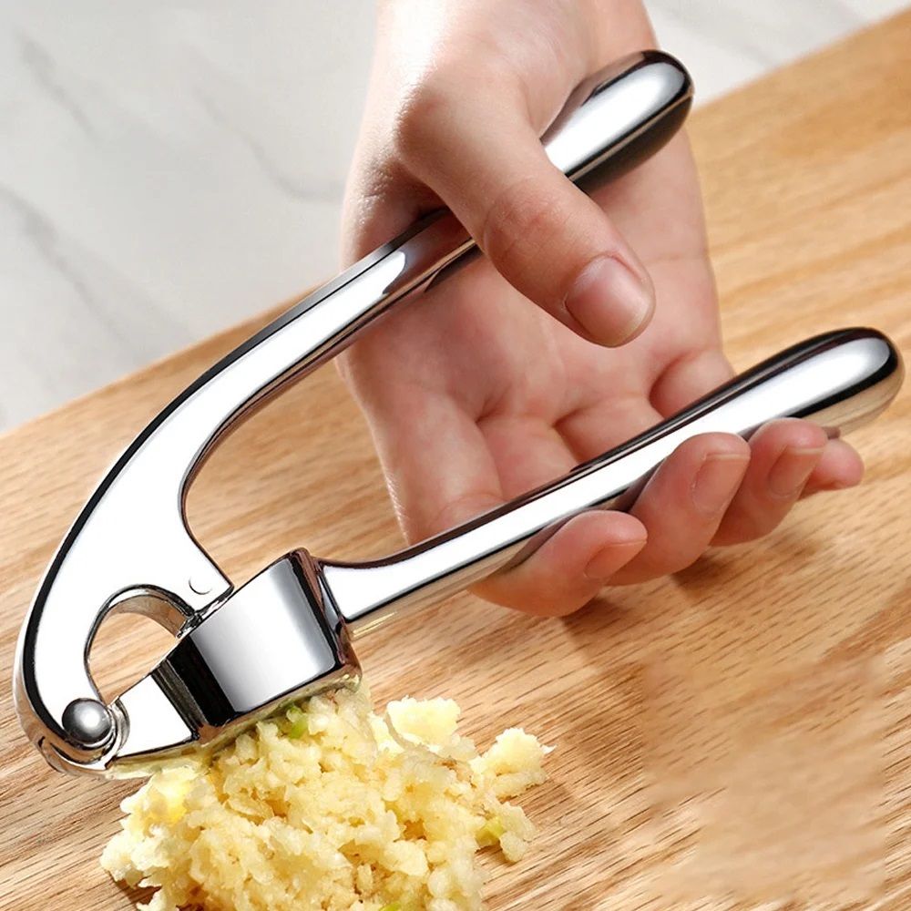 Garlic Press Mincer Ginger Squeezer, Easy to Clean