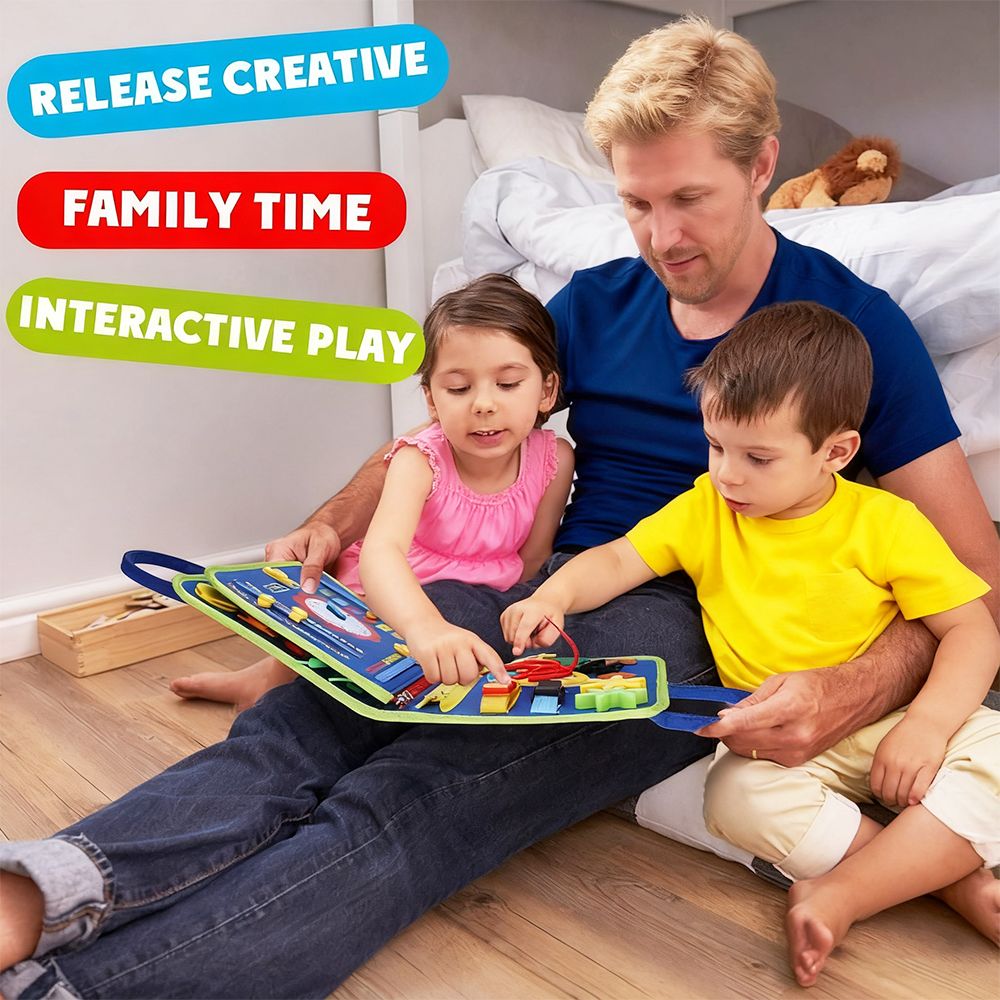 Busy Board Book Montessori Toys for Kid