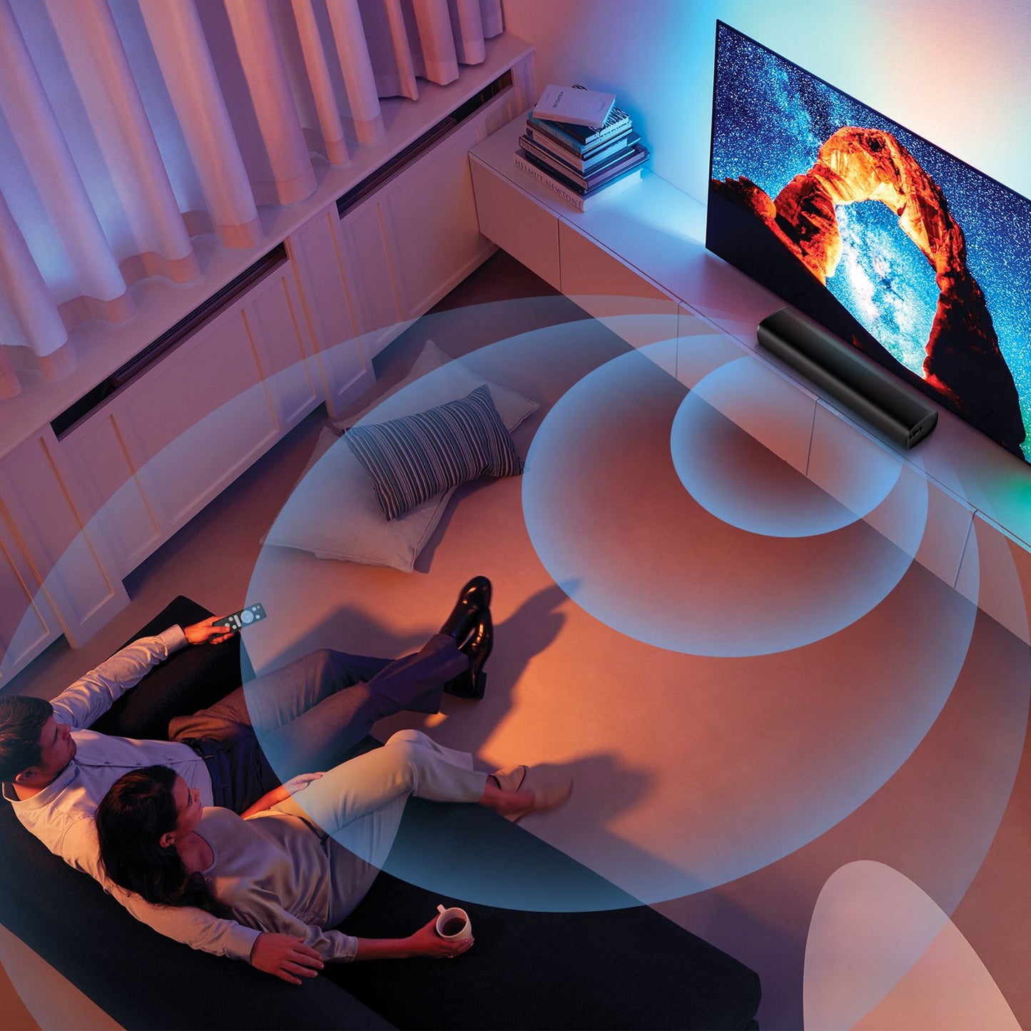 Bluetooth Sound Bar Small Surround Sound 17Inch