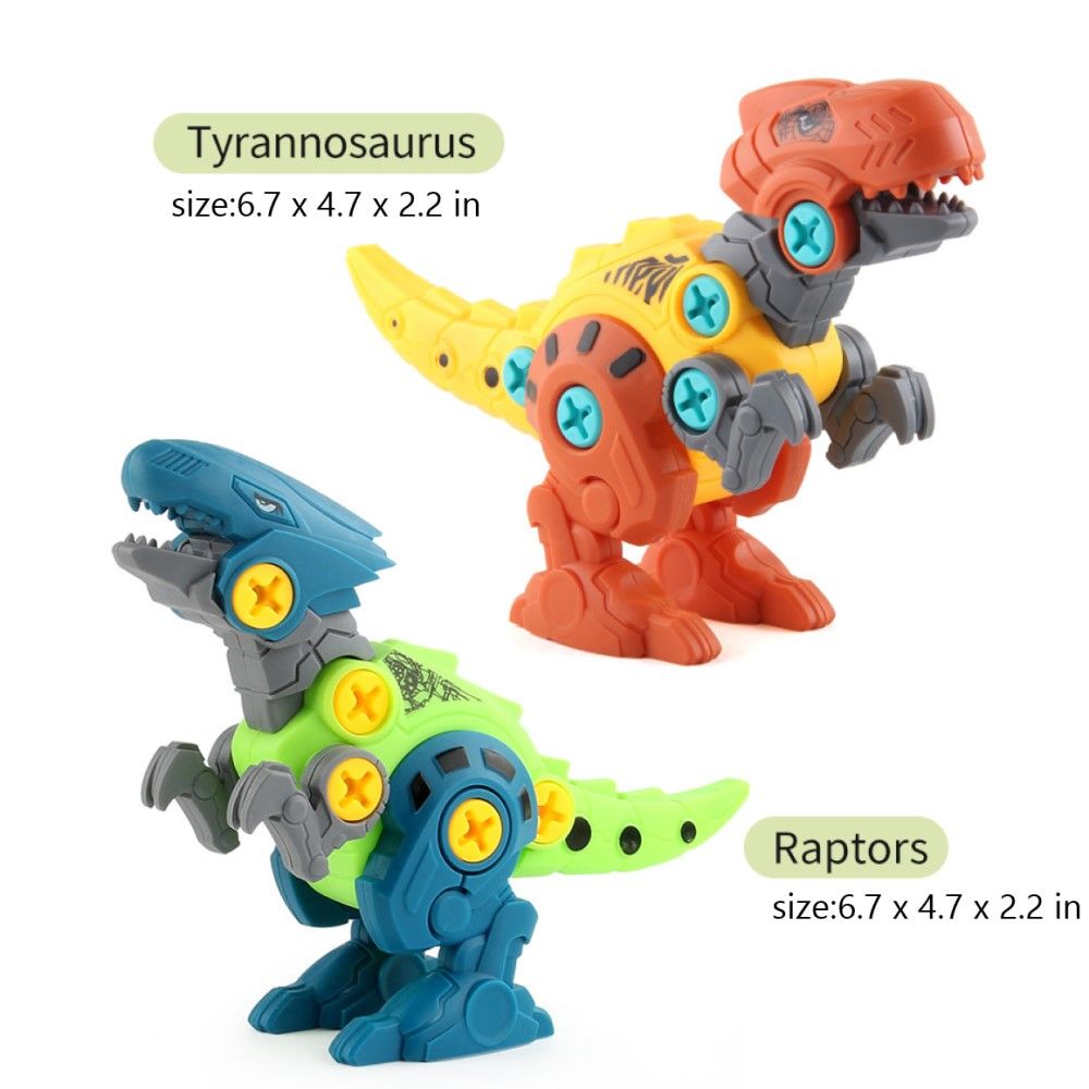 Dinosaur Toys Take Apart Stem Drill Building Construction