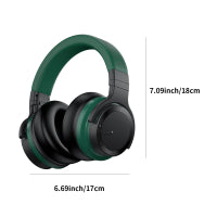 E7 Enhanced Active Noise Cancelling Wireless Bluetooth Headphone Green