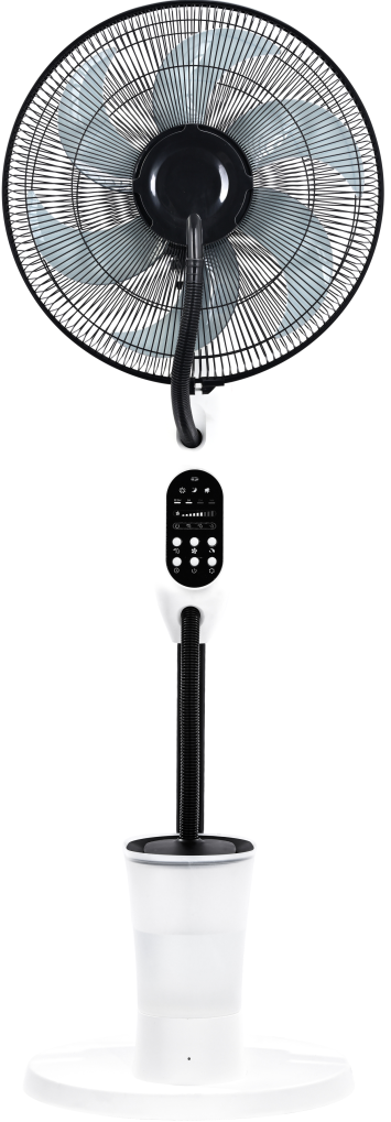 Fan for Bedroom 120° Oscillating Standing Fans Quiet Floor Fan with DC Motor, 100ft Pedestal Fans for Room