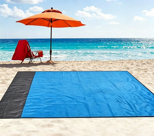79"x83" Outdoor Picnic Blanket - Waterproof Sand Free Mat for Beach & Camping, Sand Proof